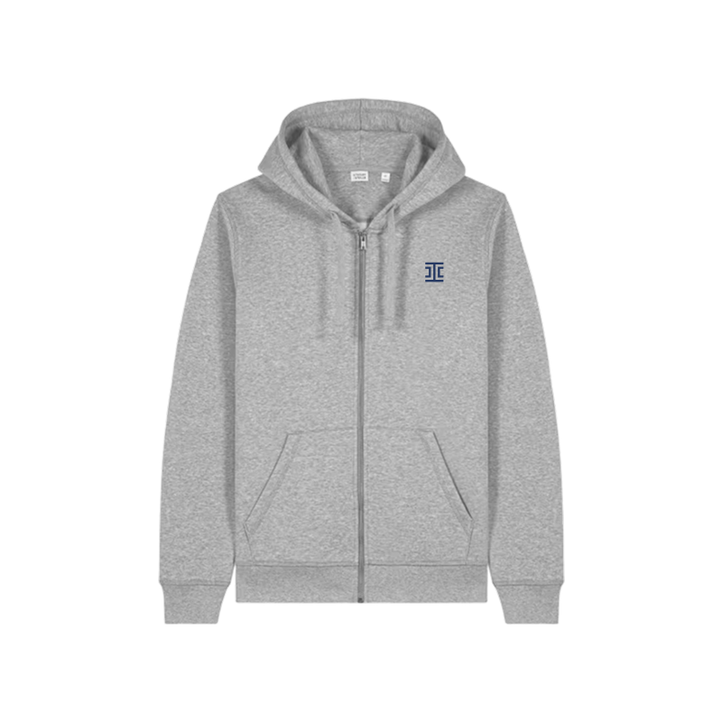 Stanley/Stella Mixer Full-Zip Hooded Sweatshirt - Heather Gray - image1